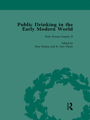 cover image of Public Drinking in the Early Modern World Vol 3